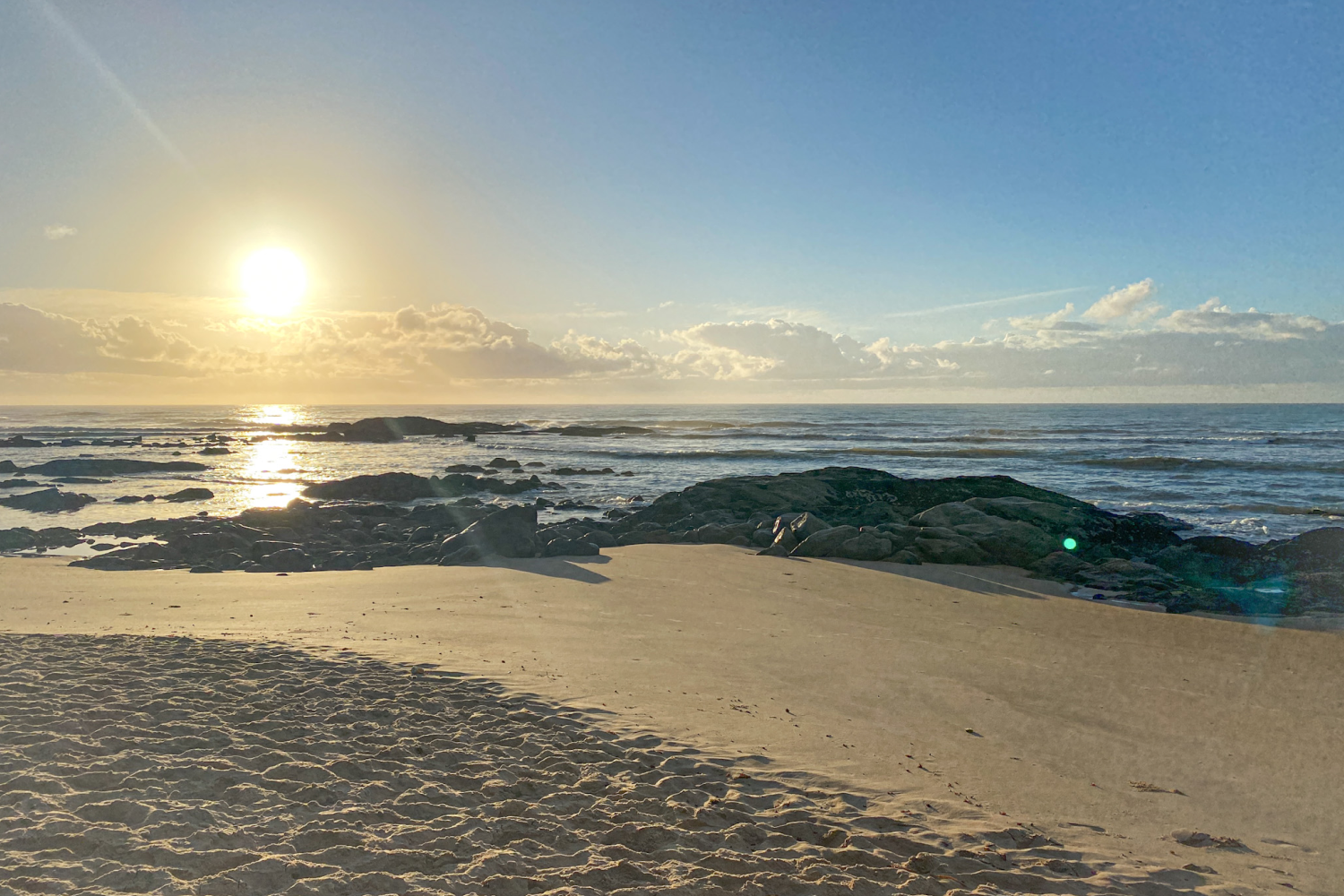 sunrise on the beach