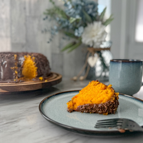 Easy Brazilian Carrot Cake Recipe with Brigadeiro Frosting