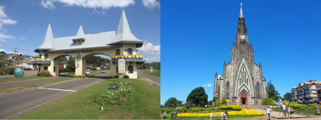 Gramado Portal and Canela's Church