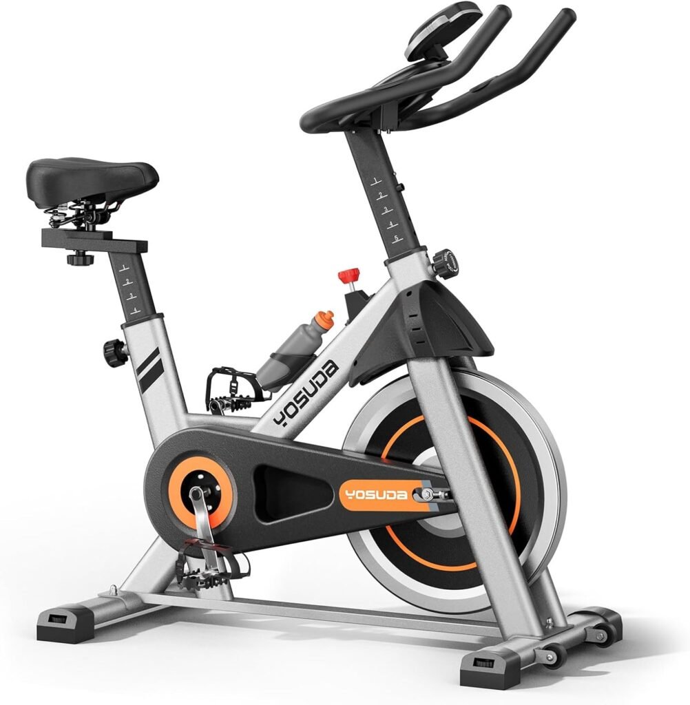 bike-indoor-yosuda Bike gray and orange