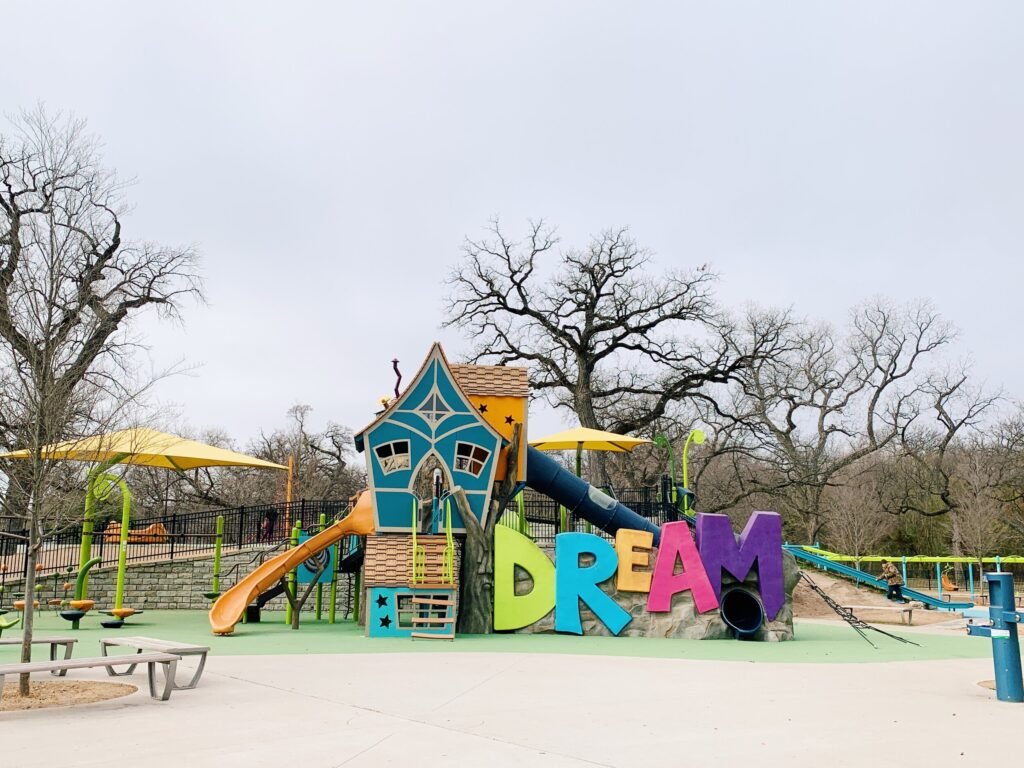 Part of the Trinity Park in Fort Worth