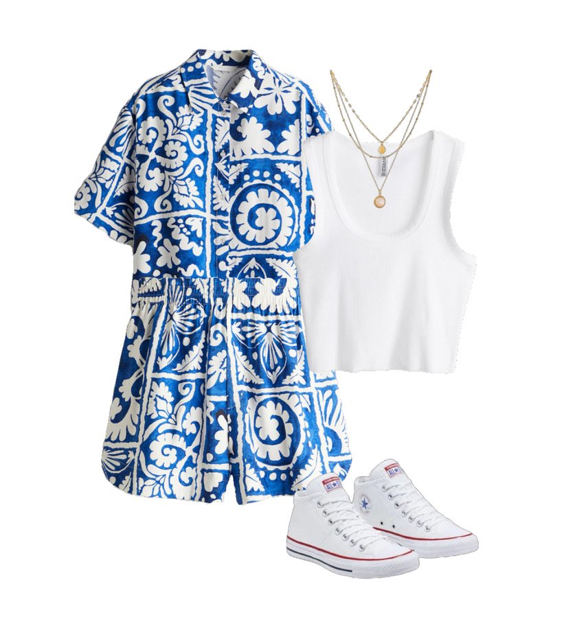 Set of clothes to pack a carry on