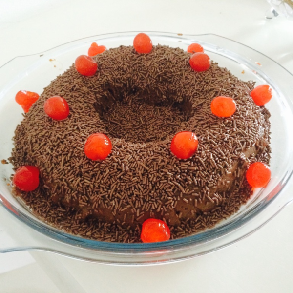 Brazilian Brigadeirão, the easiest chocolate flan.