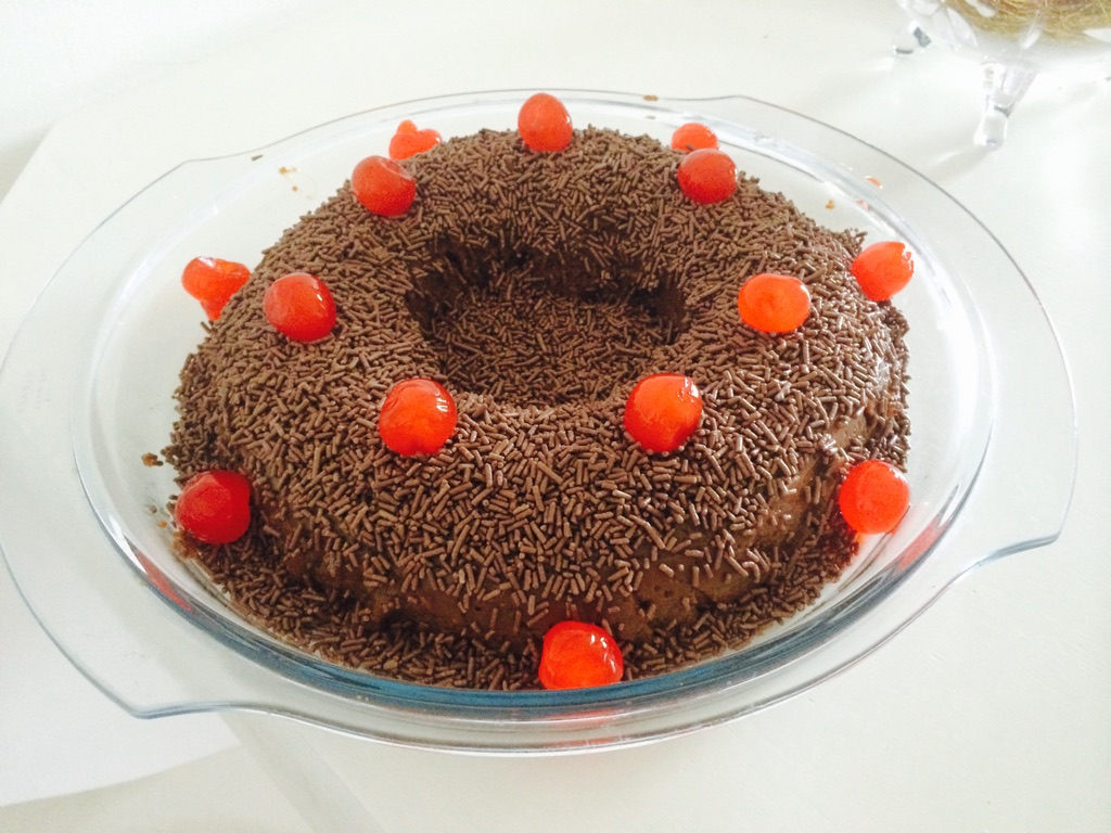 Brazilian Brigadeirão, the easiest chocolate flan.