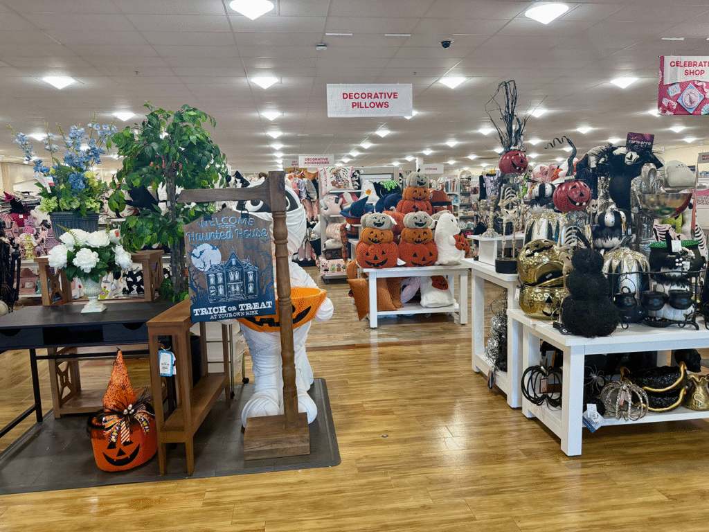 Halloween itens in Tjmax Home Goods