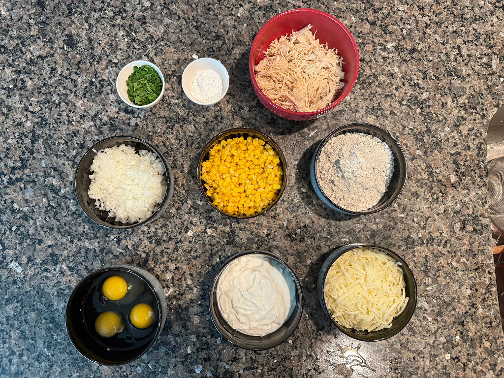 A view of all ingredients