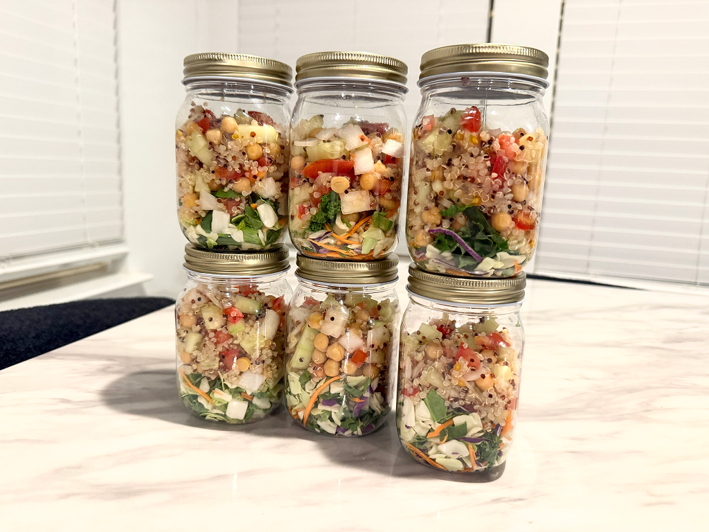 Airtight containers.